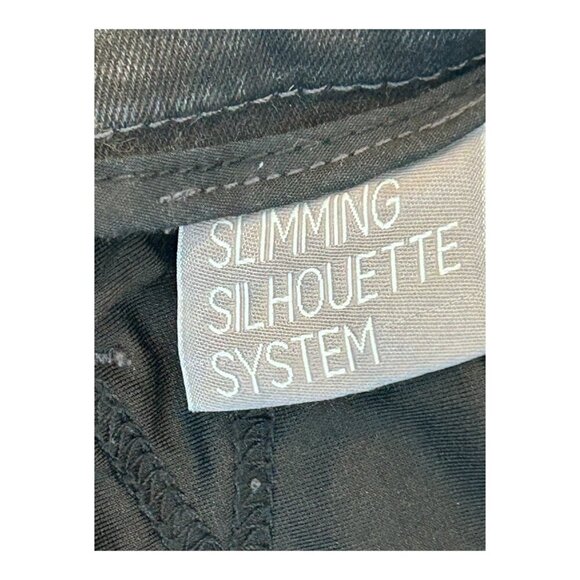 Melissa McCarthy Seven7 Pencil Distressed Black Jeans Women's Size 18W Slimming - Picture 9 of 12